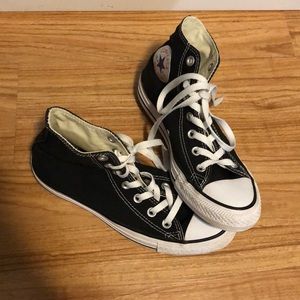 Converse black high tops